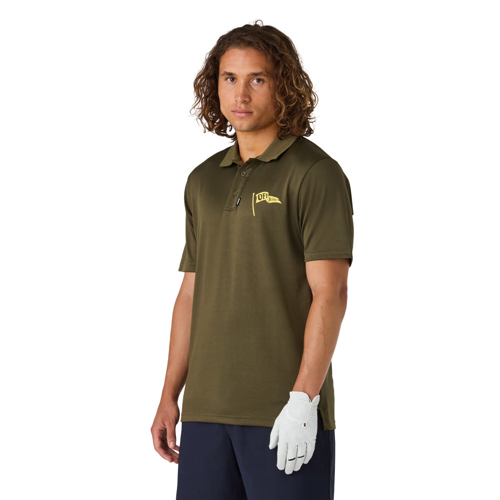 CCM GOLF ADULT SOLID GREEN POLO SHIRT