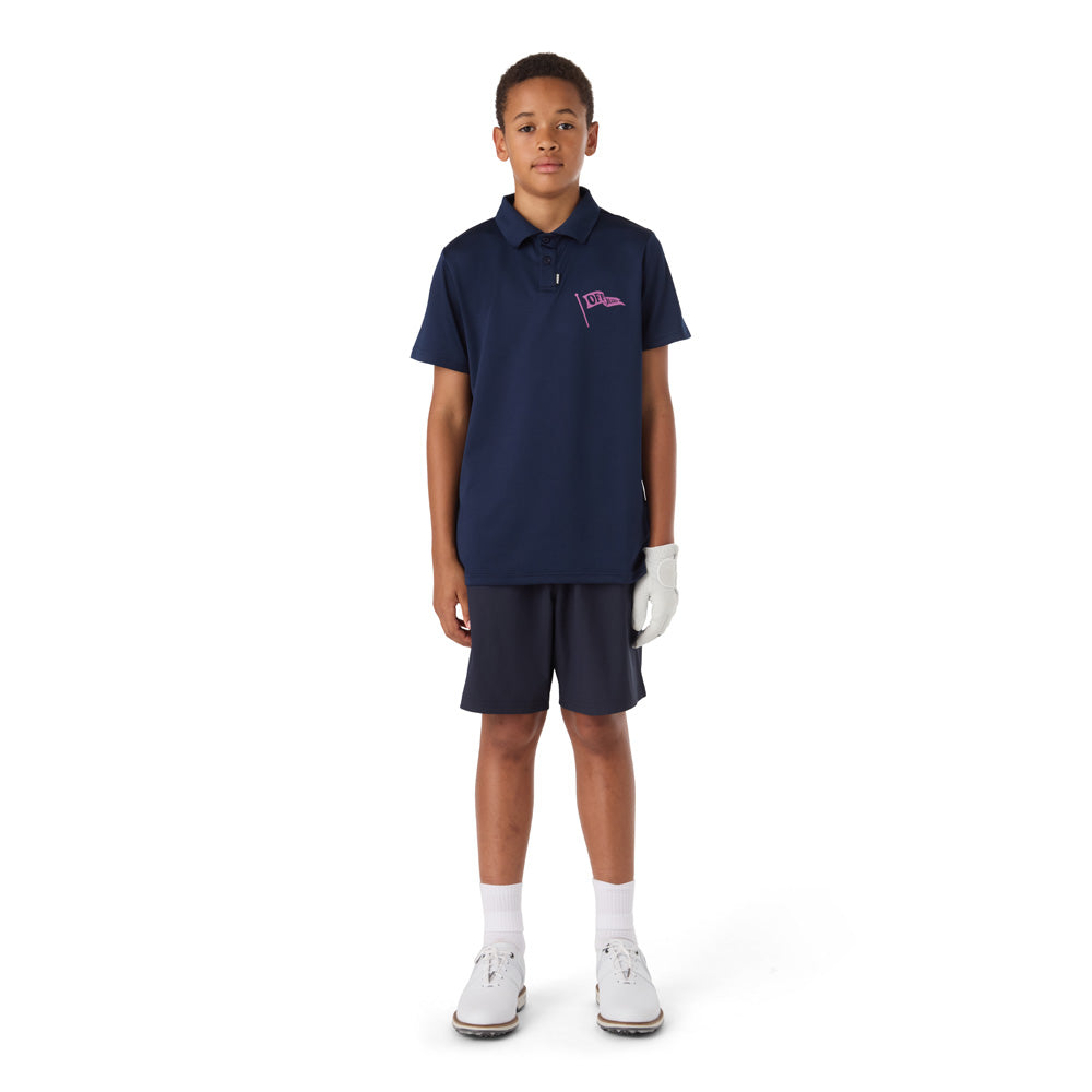 CCM GOLF YOUTH SOLID NAVY POLO SHIRT