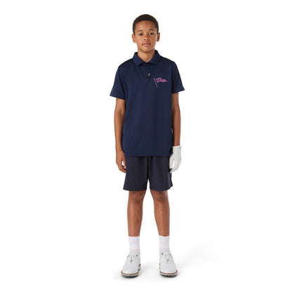 CCM GOLF YOUTH SOLID NAVY POLO SHIRT