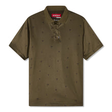 CCM GOLF YOUTH PRINTED GREEN POLO SHIRT