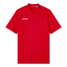 CCM Team Youth Red Polo Shirt