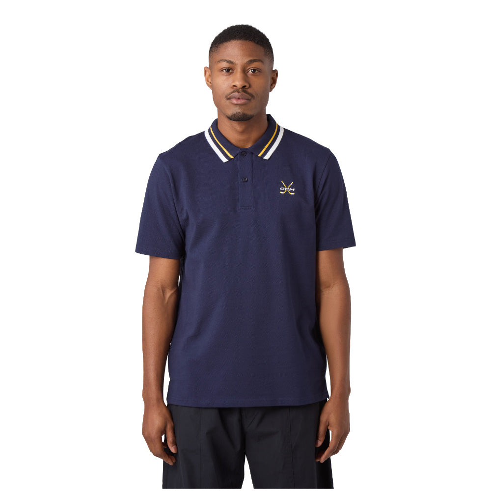 CCM Stripe Collection Men's Polo Shirt