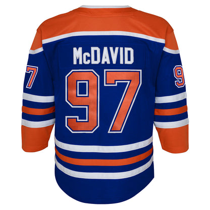 OUTERSTUFF EDMONTON OILERS CONNOR MCDAVID YOUTH PREMIER JERSEY