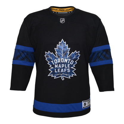 OUTERSTUFF TORONTO MAPLE LEAFS AUSTON MATTHEWS TODDLER PREMIER BLACK THIRD JERSEY