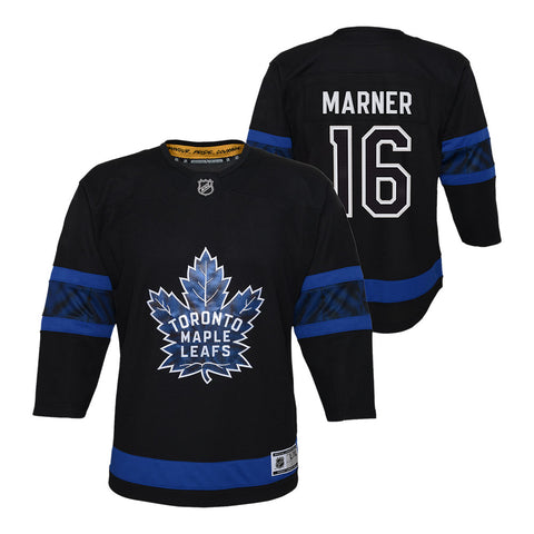 OUTERSTUFF TORONTO MAPLE LEAFS MITCH MARNER INFANT BLACK THIRD JERSEY