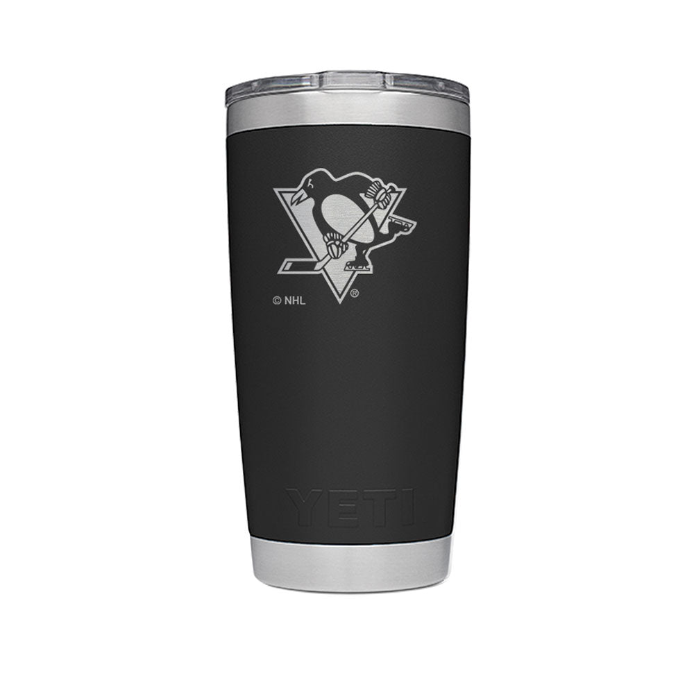 PENGUINS RAMBLER 20OZ TUMBLER - BLACK