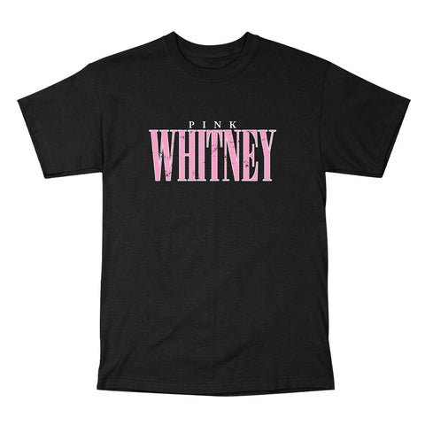 PINK WHITNEY COVER BLACK T SHIRT