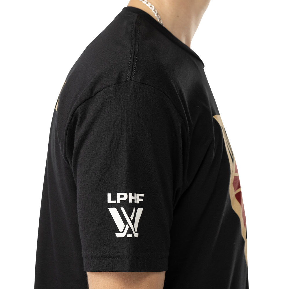 PWHL MONTREAL VICTOIRE ADULT BLACK T SHIRT