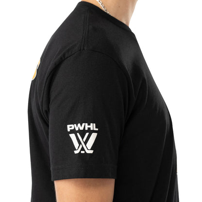 PWHL TORONTO SCEPTRES ADULT BLACK T SHIRT
