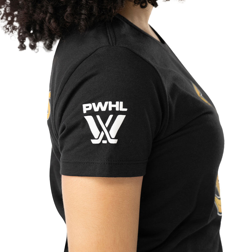 PWHL TORONTO SCEPTRES WOMEN'S BLACK T SHIRT