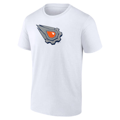 Edmonton Oilers Primary Logo Short Sleeve T-Shirt White