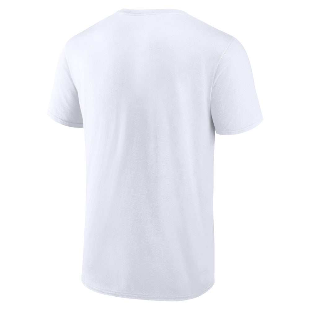 Edmonton Oilers Primary Logo Short Sleeve T-Shirt White