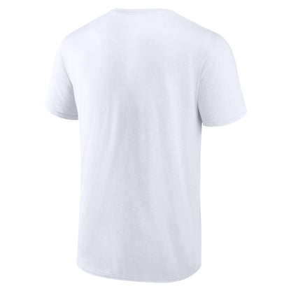 Edmonton Oilers Primary Logo Short Sleeve T-Shirt White