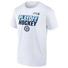 FANATICS WINNIPEG JETS 2025 STANLEY CUP PLAYOFFS MEN'S WHITE T SHIRT