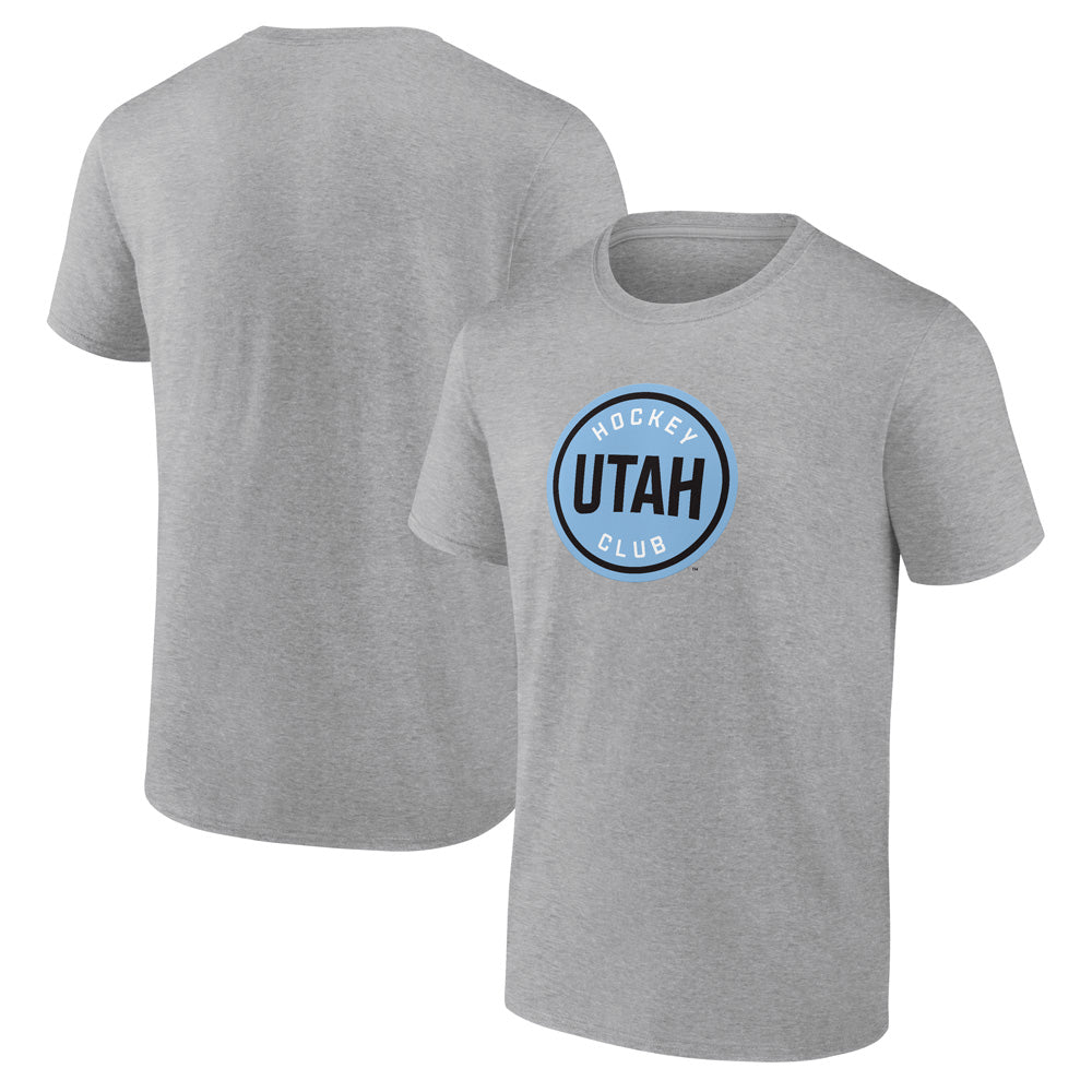 Fanatics Utah Hockey Club Primary Logo Men's Grey T Shirt