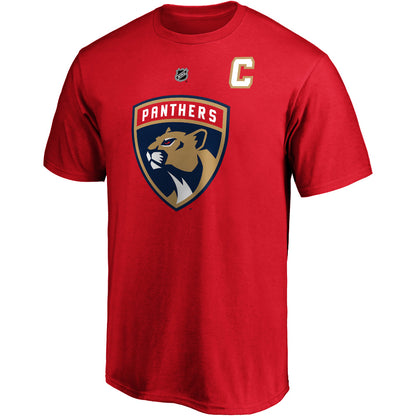 Florida Panthers Aleksander Barkov Player T-Shirt Red