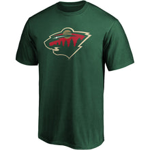 MINNESOTA WILD PRIMARY LOGO T SHIRT - DARK GREEN