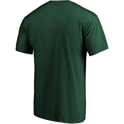 MINNESOTA WILD PRIMARY LOGO T SHIRT - DARK GREEN