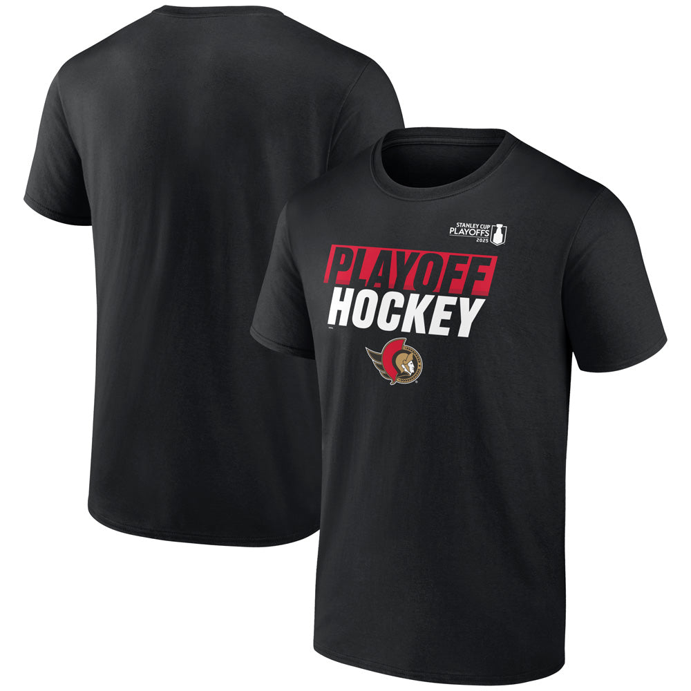 Fanatics Ottawa Senators 2025 Stanley Cup Playoffs Men's Black T Shirt