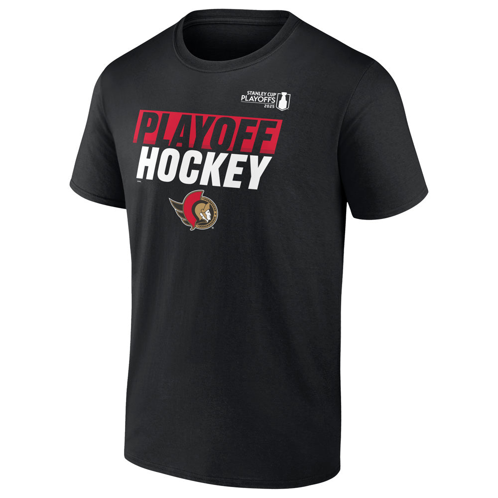 Fanatics Ottawa Senators 2025 Stanley Cup Playoffs Men's Black T Shirt