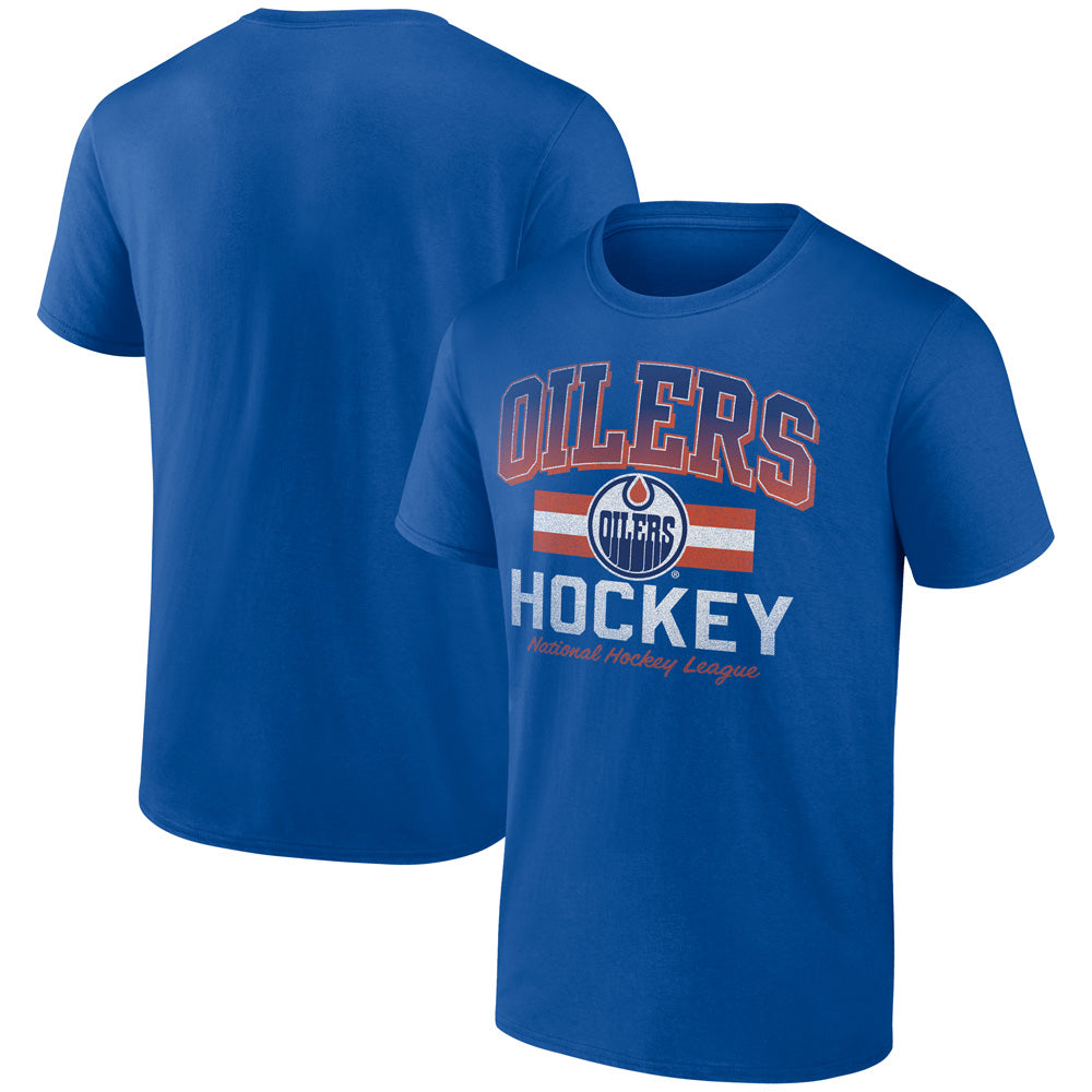 Fanatics Edmonton Oilers Adult Blue T Shirt