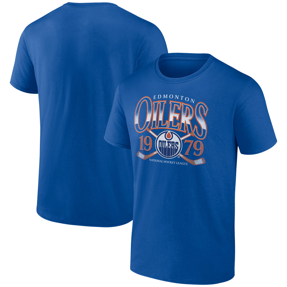 Fanatics Edmonton Oilers First Graphic Men's Blue T Shirt