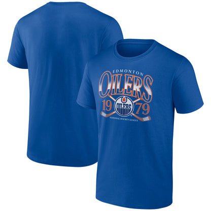 Fanatics Edmonton Oilers First Graphic Men's Blue T Shirt