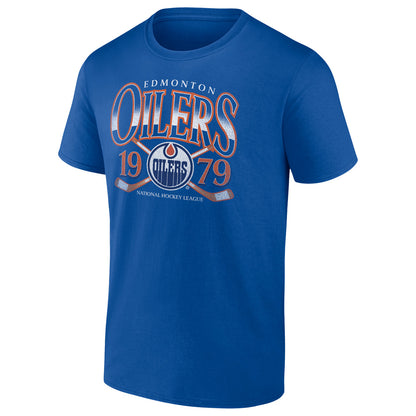 Fanatics Edmonton Oilers First Graphic Men's Blue T Shirt