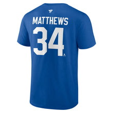 Fanatics Toronto Maple Leafs Auston Matthews Name And Number Men's Blue T Shirt
