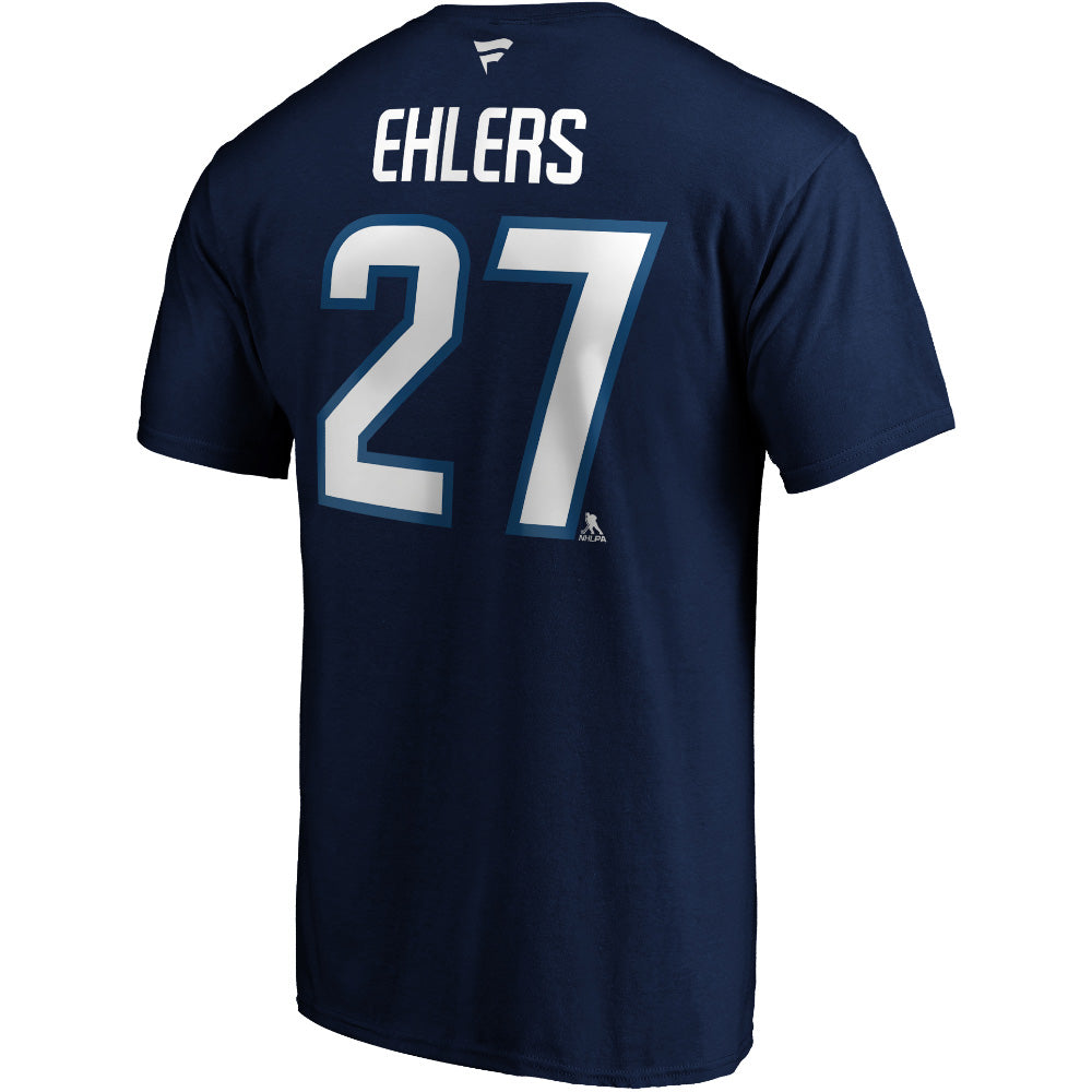 FANATICS WINNIPEG JETS NIKOLAJ EHLERS NAME AND NUMBER T SHIRT