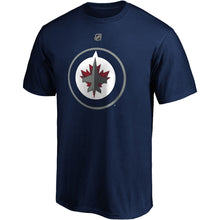 Winnipeg Jets Connor Hellebuyck Name And Number Navy T-Shirt