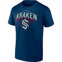 FANATICS SEATTLE KRAKEN PRIMARY LOGO NAVY T SHIRT