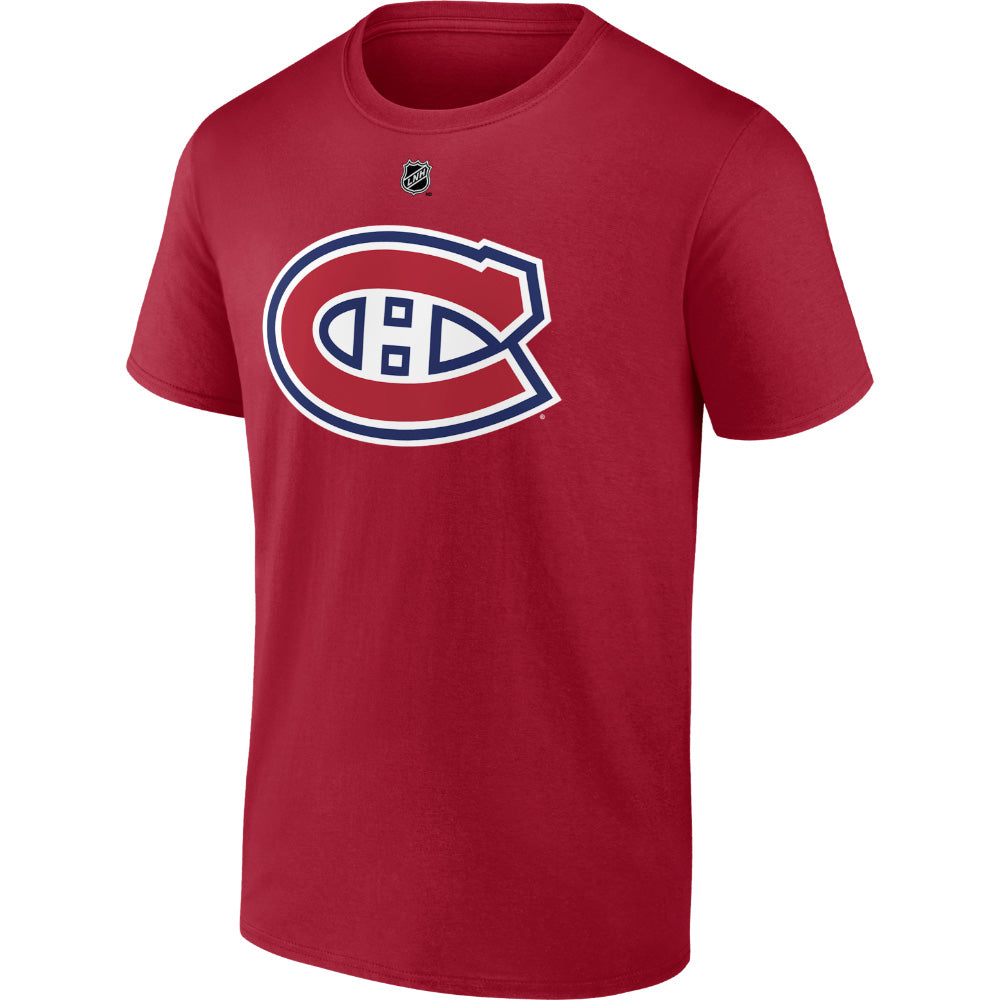 FANATICS MONTREAL CANADIENS JURAJ SLAFKOVSKY NAME AND NUMBER T SHIRT