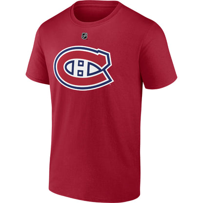 FANATICS MONTREAL CANADIENS JURAJ SLAFKOVSKY NAME AND NUMBER T SHIRT