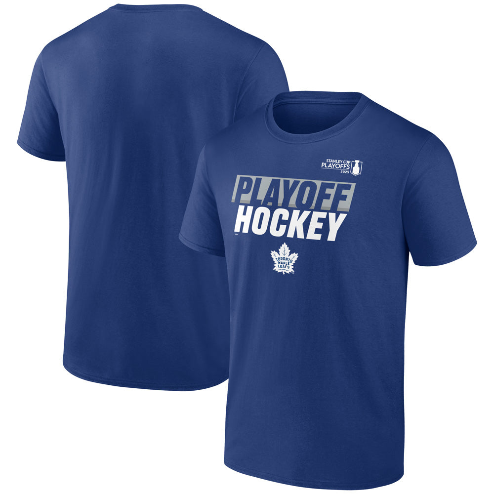 FANATICS TORONTO MAPLE LEAFS 2025 STANLEY CUP PLAYOFFS MEN'S BLUE T SHIRT
