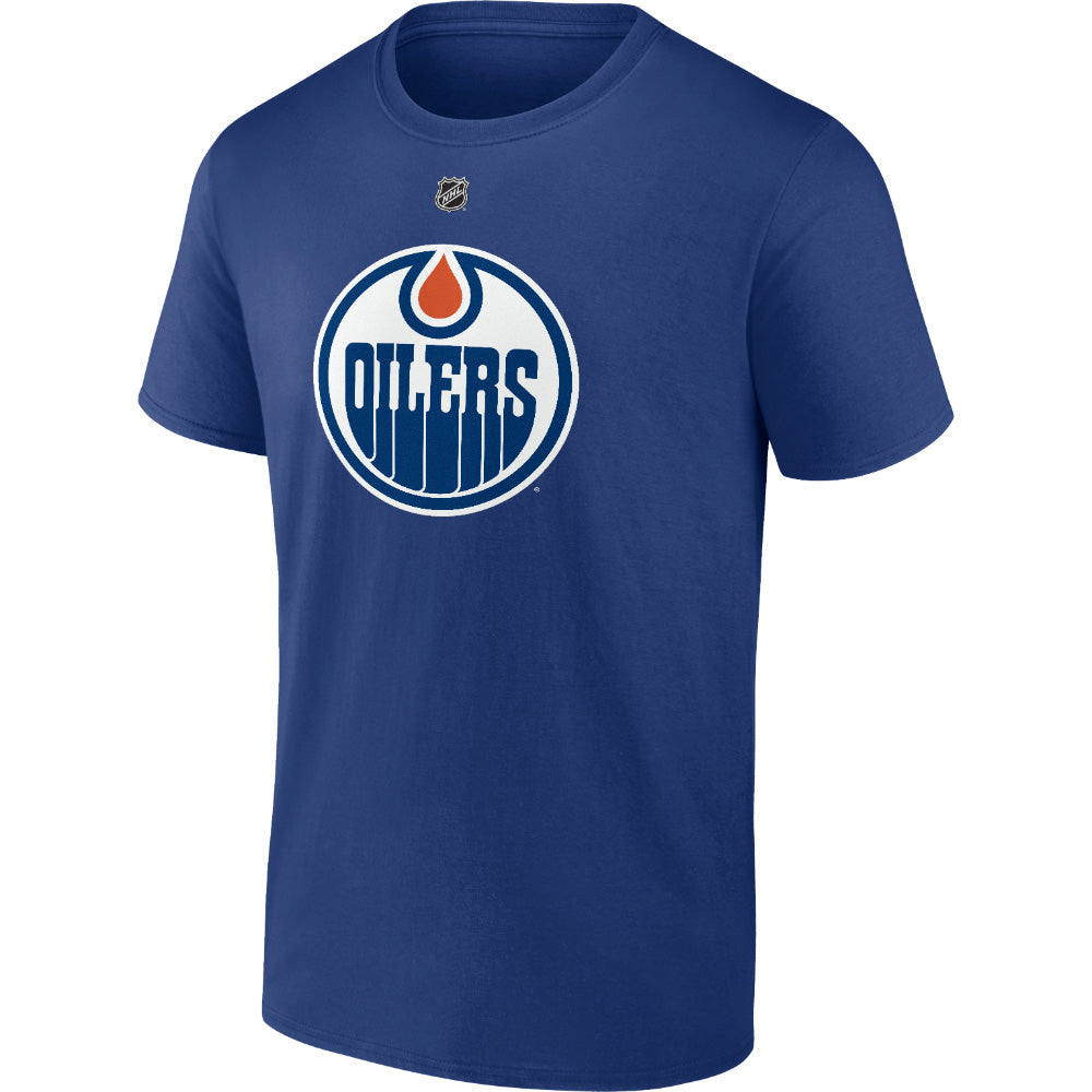 FANATICS EDMONTON OILERS ZACH HYMAN NAME AND NUMBER T SHIRT