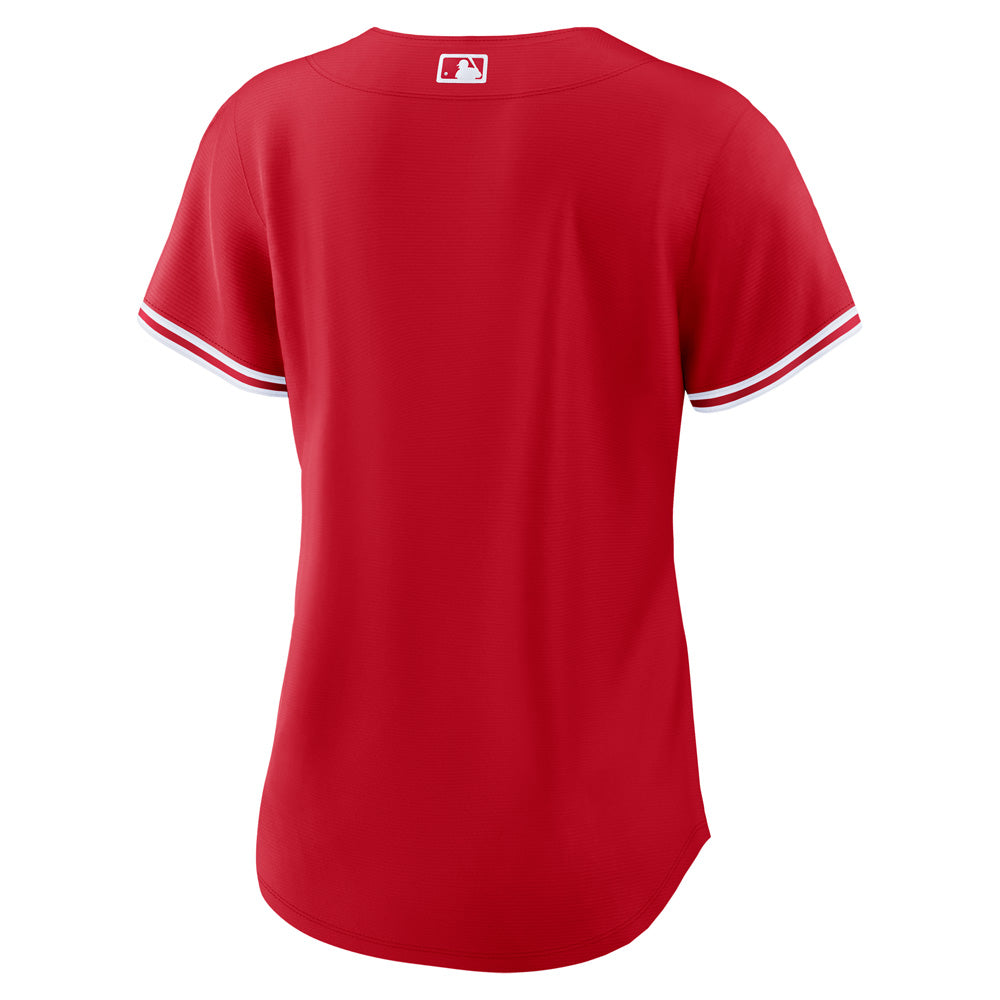 Womens Toronto Blue Jays Replica Alternate Jersey - Red