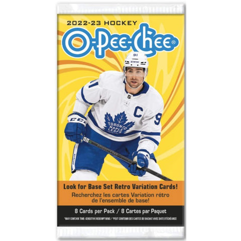 UPPER DECK O-PEE-CHEE 2022-2023 RETAIL GRAVITY FEED HOCKEY CARD PACK