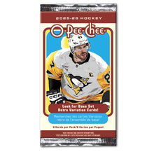 Upper Deck 2025-2026 O-Pee-Chee Retail Gravity Feed Hockey Card Pack