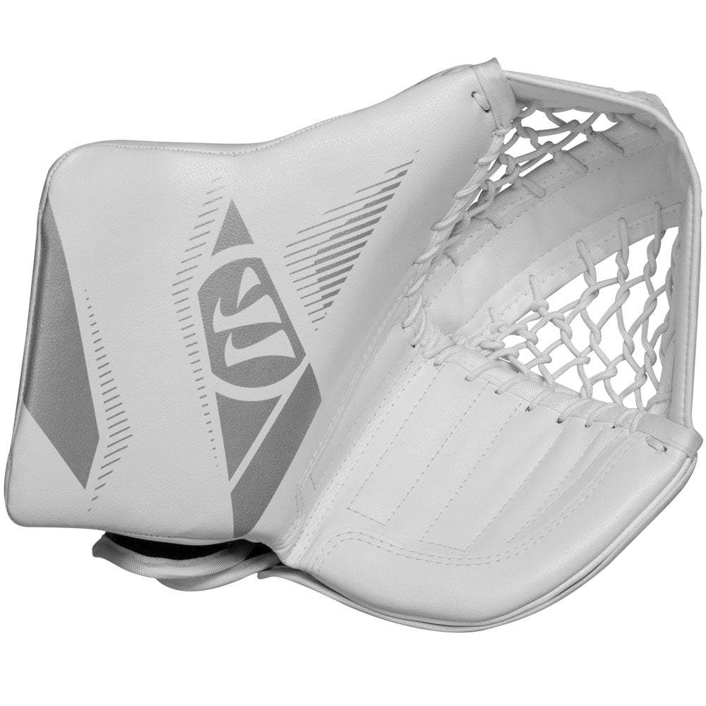 Warrior Alpha Surge S30 Youth White Goalie Catcher