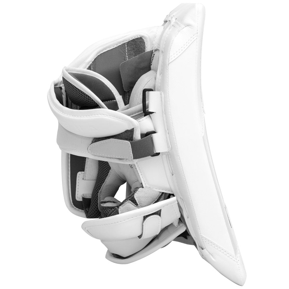 Warrior Alpha Surge S50 Senior Mid Curve White Goalie Blocker