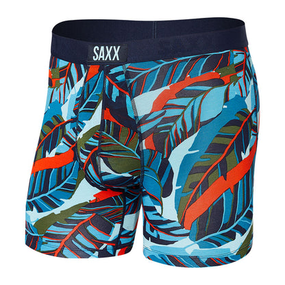 SAXX VIBE BLUE JUNGLE BOXERS