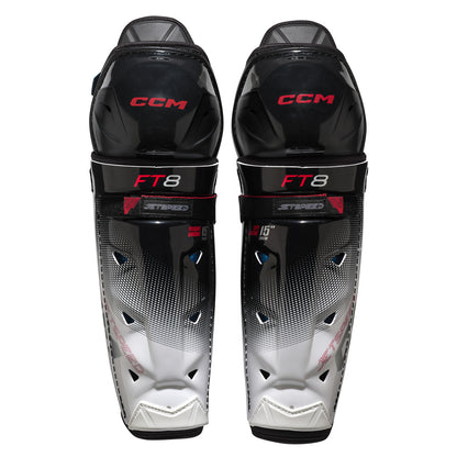 CCM JETSPEED FT8 SENIOR HOCKEY SHIN PADS