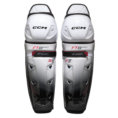 CCM JETSPEED FT8 PRO SENIOR HOCKEY SHIN PADS