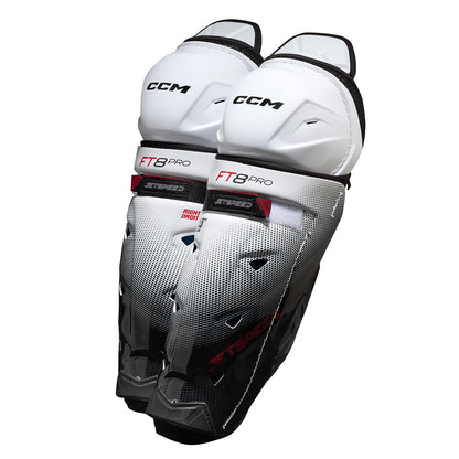 CCM JETSPEED FT8 PRO SENIOR HOCKEY SHIN PADS