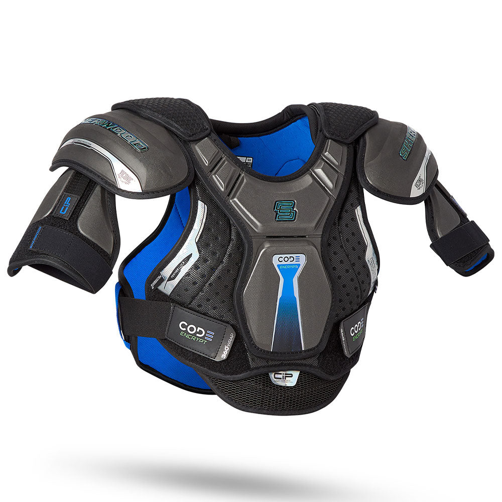 SHERWOOD CODE ENCRYPT 1 JUNIOR SHOULDER PADS