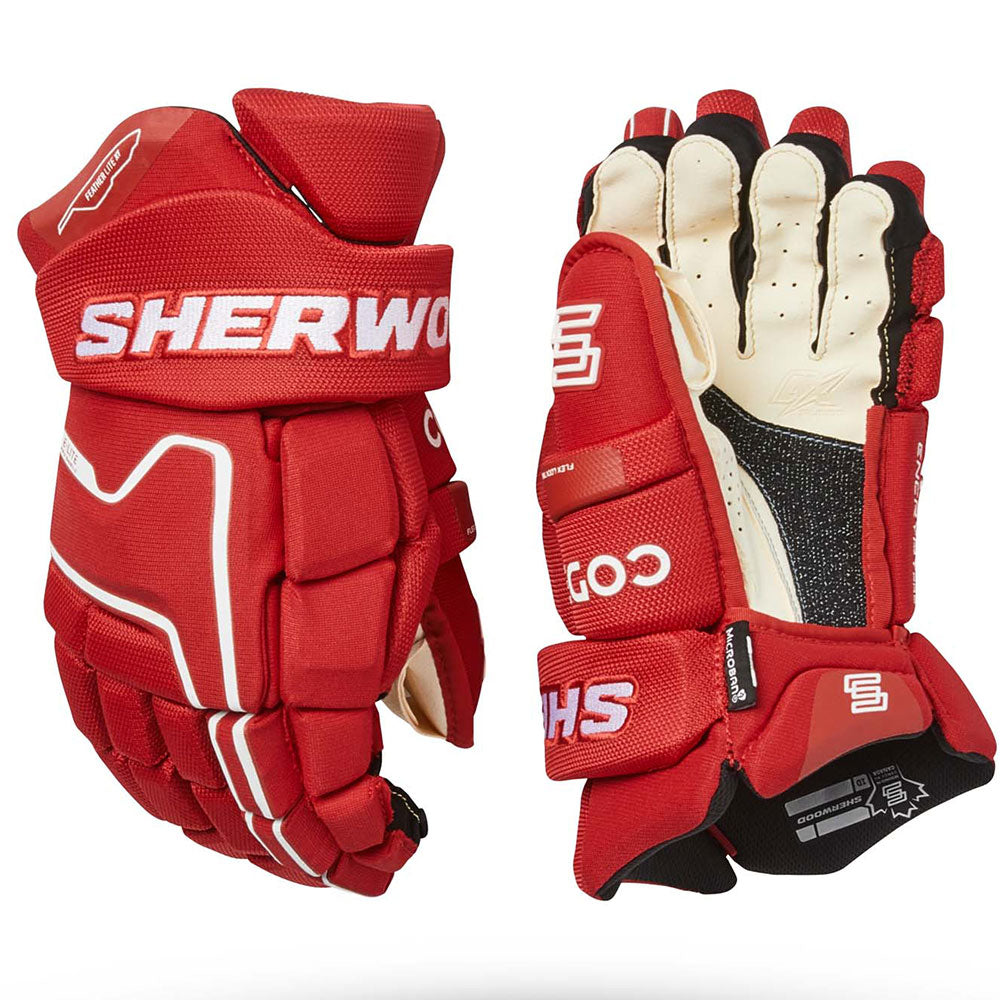 SHERWOOD CODE ENCRYPT PRO JUNIOR HOCKEY GLOVES