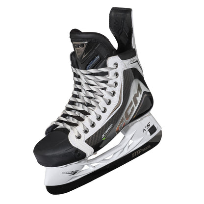 CCM Jetspeed FT8 Pro White Intermediate Hockey Skates