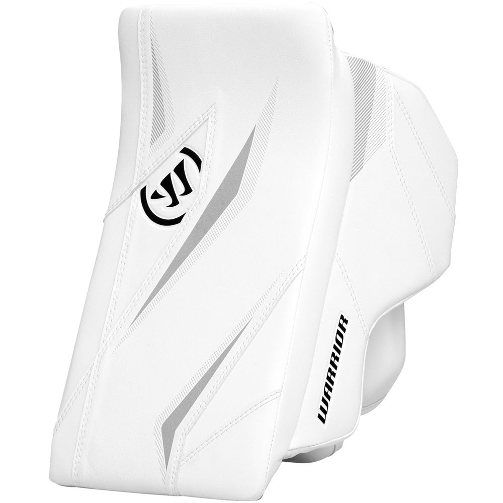 Warrior Alpha Surge Senior High Curve White Goalie Blockers