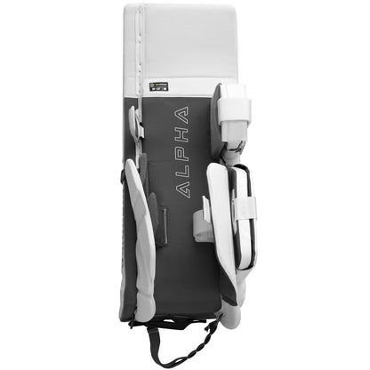 Warrior Alpha Surge Senior White Goalie Pads